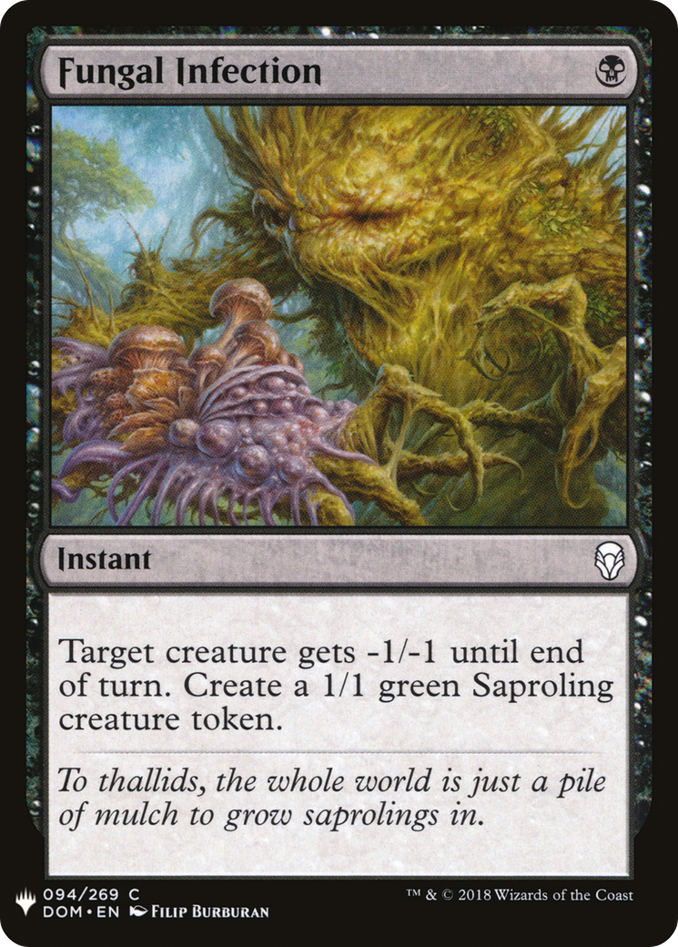 Fungal Infection (LIST-DOM-94) [Mystery Booster] The List MTG Single Wizards of the Coast