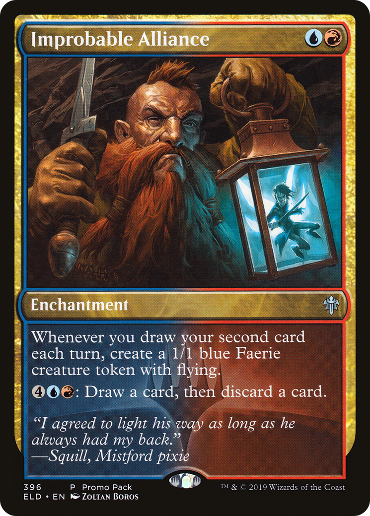Improbable Alliance (PPELD-396) [Throne of Eldraine] MTG Single Wizards of the Coast