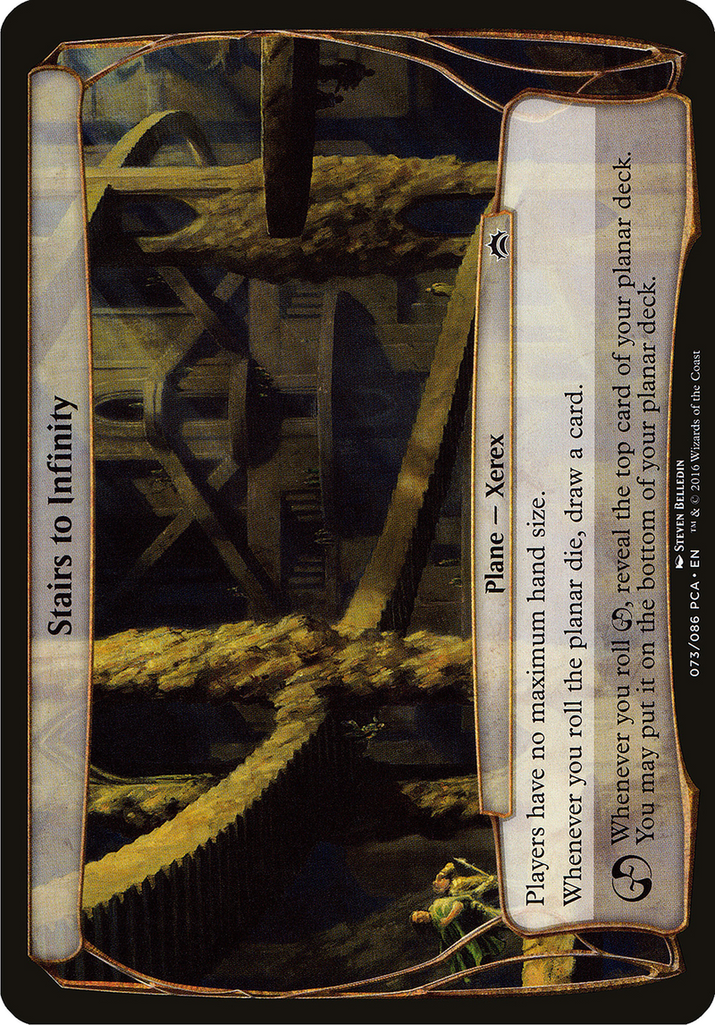 Stairs to Infinity (Planechase Anthology) (OVER-073) [Oversized] Planechase Anthology Planes MTG Single Wizards of the Coast
