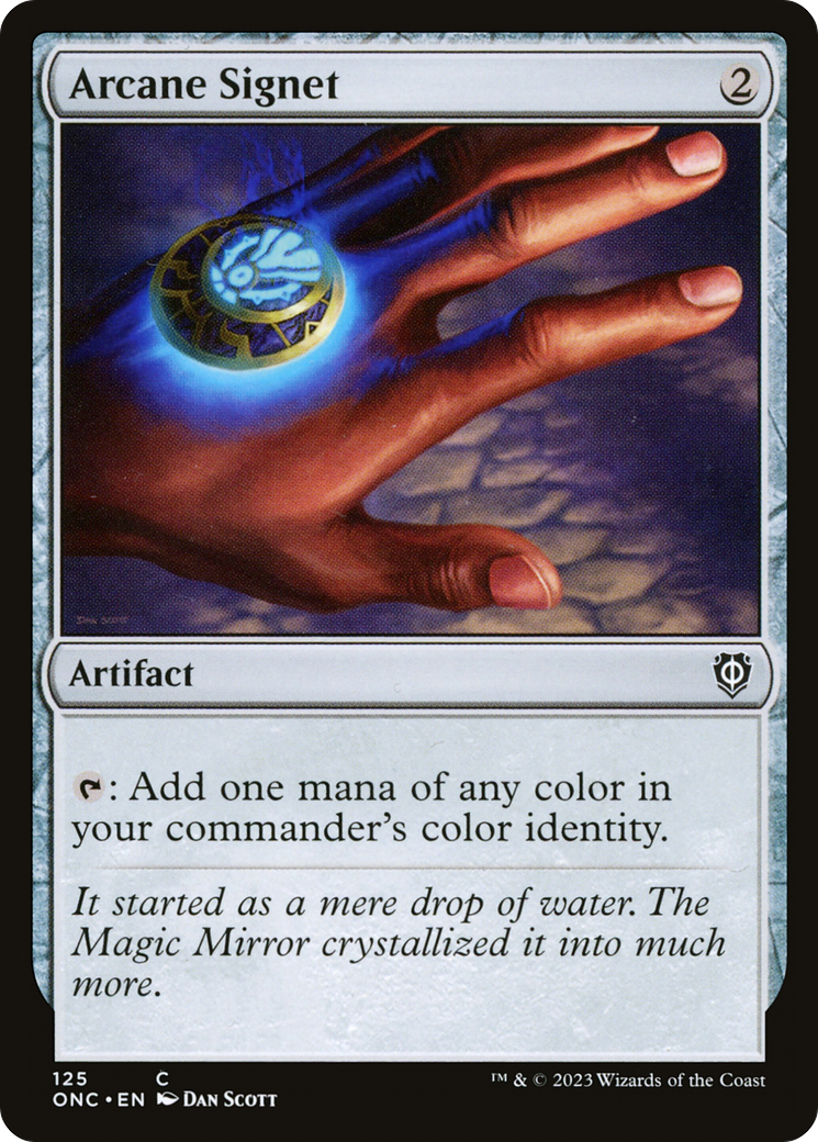 Arcane Signet (ONC-125) [Phyrexia: All Will Be One Commander] MTG Single Wizards of the Coast