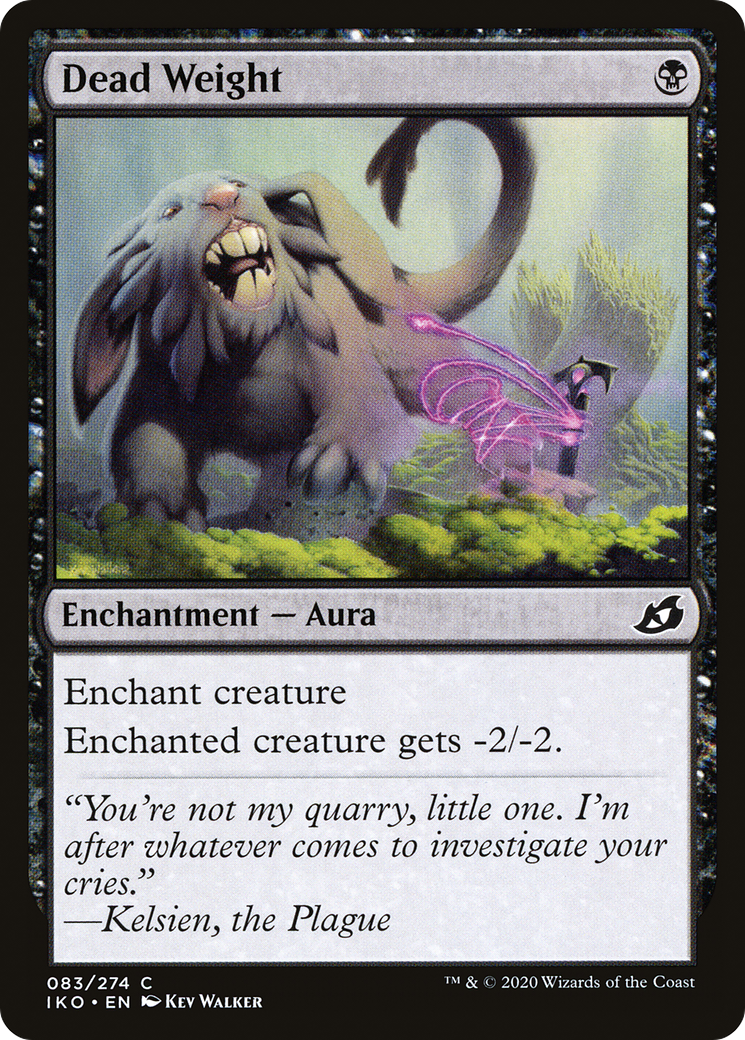 Dead Weight (IKO-083) [Ikoria: Lair of Behemoths] Foil MTG Single Wizards of the Coast