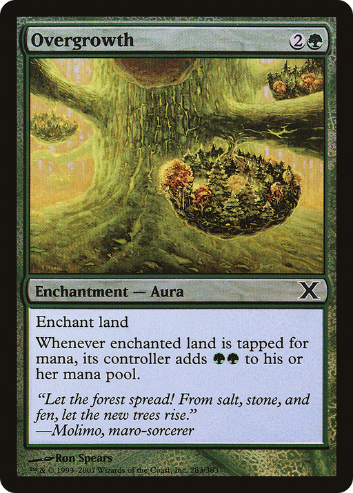 Overgrowth (10E-283★) [Tenth Edition] Foil MTG Single Wizards of the Coast