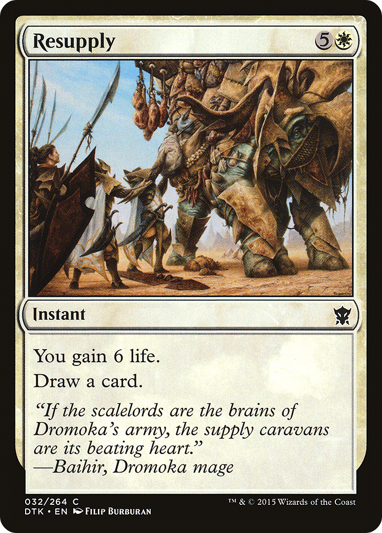 Resupply (DTK-032) [Dragons of Tarkir] MTG Single Wizards of the Coast