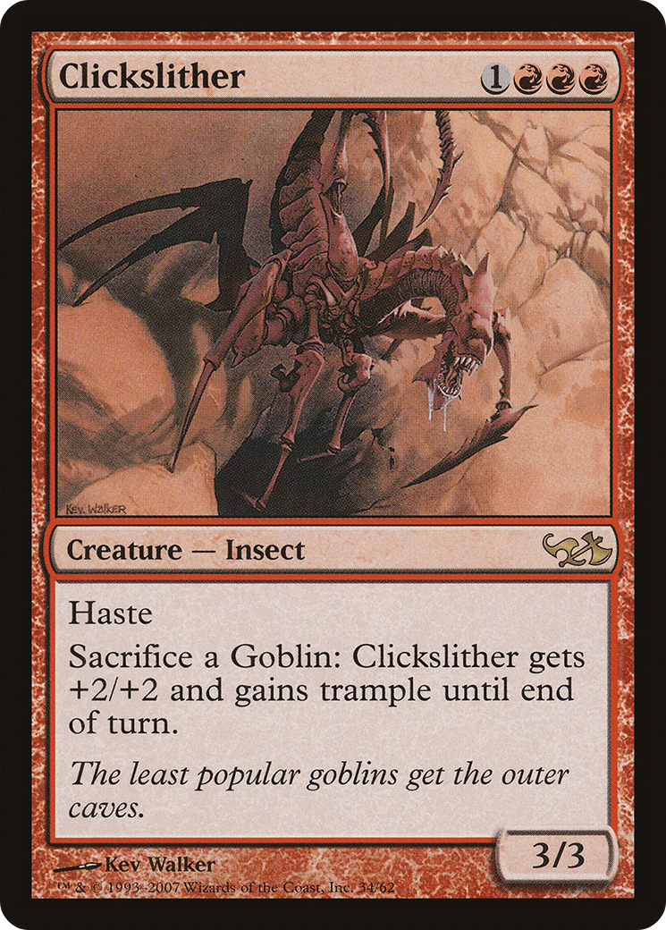 Clickslither (EVG-034) [Misc] Duel Decks: Elves vs. Goblins MTG Single Wizards of the Coast