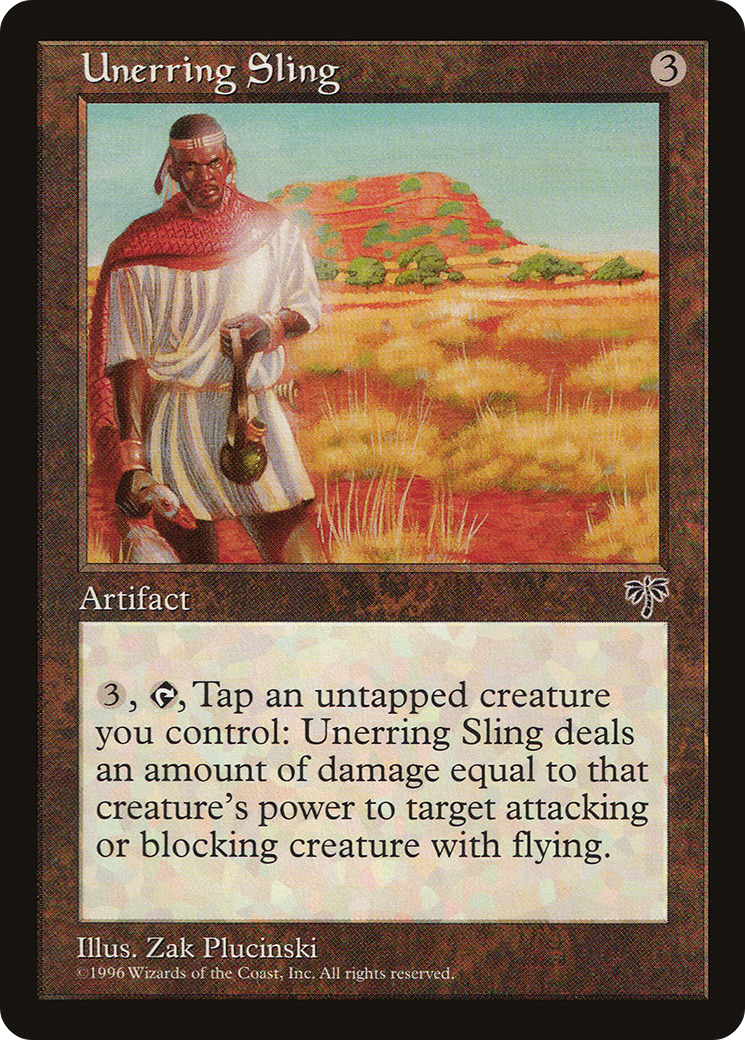 Unerring Sling (MIR-322) [Mirage] MTG Single Wizards of the Coast