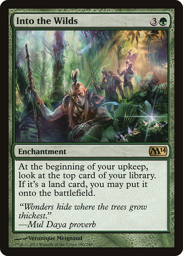 Into the Wilds (M14-180) [Magic 2014] MTG Single Wizards of the Coast