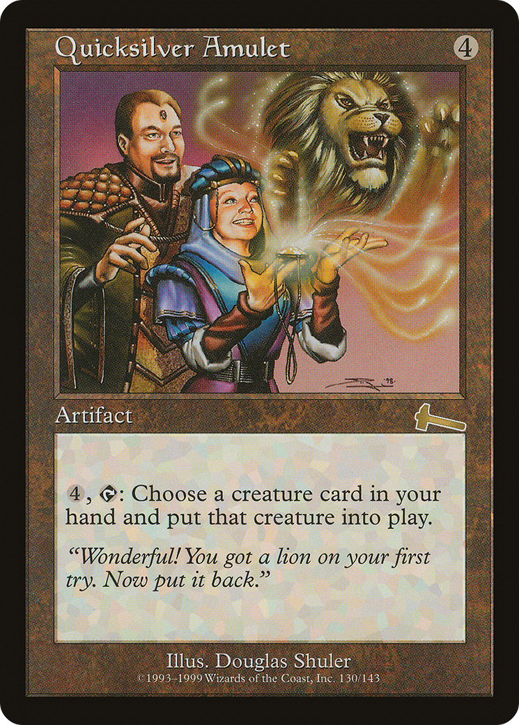 Quicksilver Amulet (ULG-130) [Urza's Legacy] Foil MTG Single Wizards of the Coast