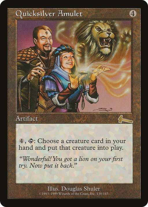 Quicksilver Amulet (ULG-130) [Urza's Legacy] MTG Single Wizards of the Coast