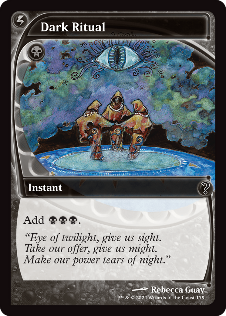 Dark Ritual (Future Sight) (MB2-179) [Mystery Booster] Mystery Booster 2 Foil MTG Single Wizards of the Coast