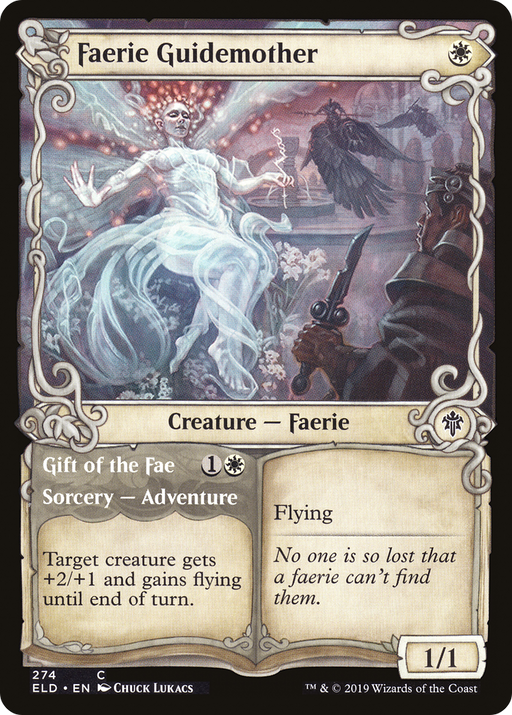 Faerie Guidemother // Gift of the Fae (ELD-274) [Throne of Eldraine] (Showcase) MTG Single Wizards of the Coast