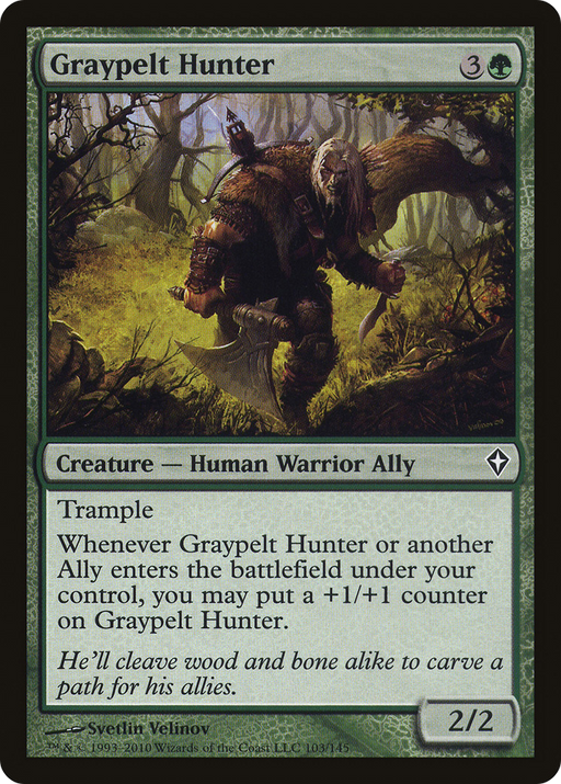 Graypelt Hunter (WWK-103) [Worldwake] MTG Single Wizards of the Coast