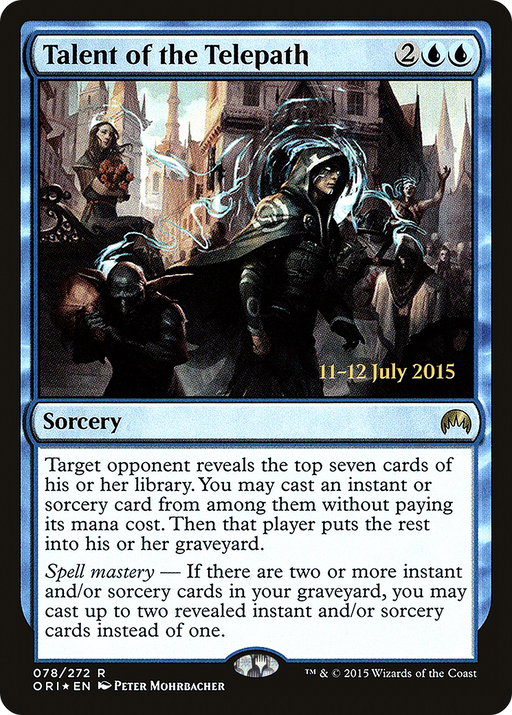 Talent of the Telepath (PRE-078) [Magic Origins Promos] Foil MTG Single Wizards of the Coast
