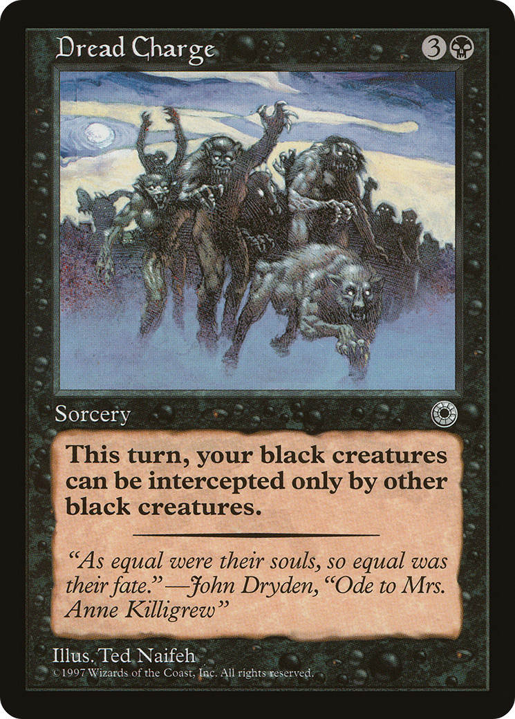 Dread Charge (POR-088) [Misc] Portal MTG Single Wizards of the Coast