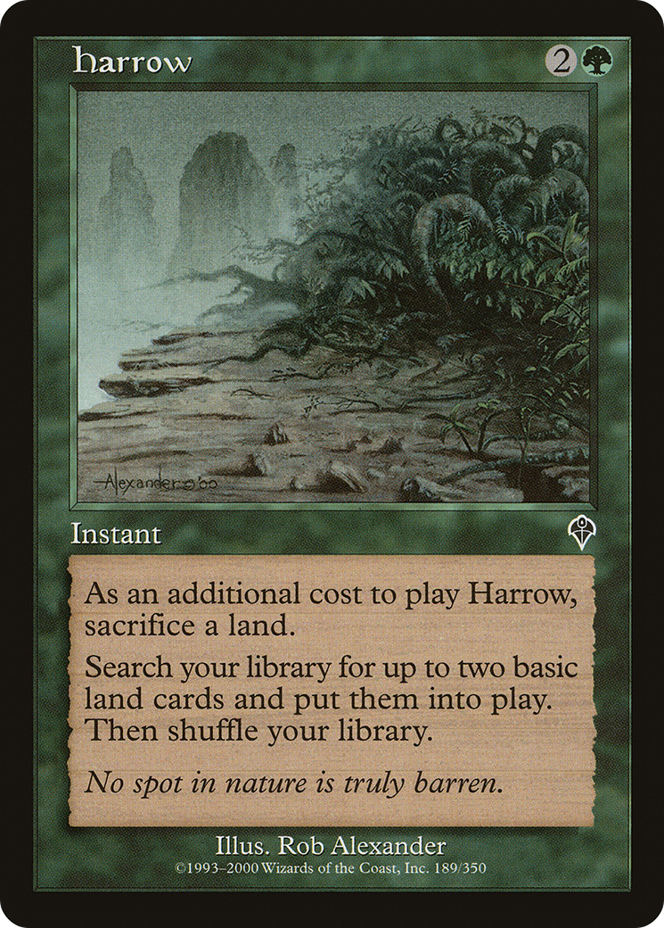 Harrow (INV-189) [Invasion] MTG Single Wizards of the Coast