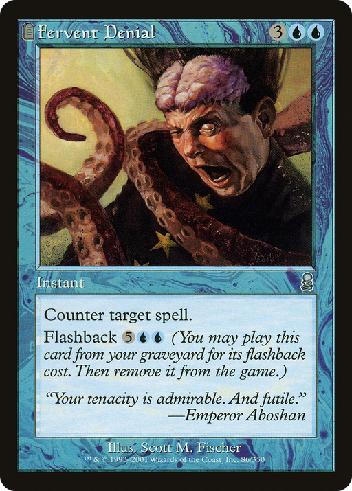 Fervent Denial (ODY-086) [Odyssey] MTG Single Wizards of the Coast