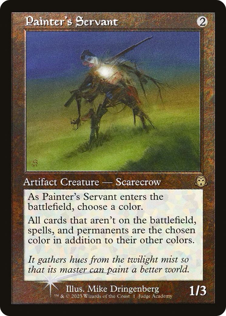 Painter's Servant (JDG-001) [Misc] Judge Gift Cards 2023 Foil MTG Single Wizards of the Coast