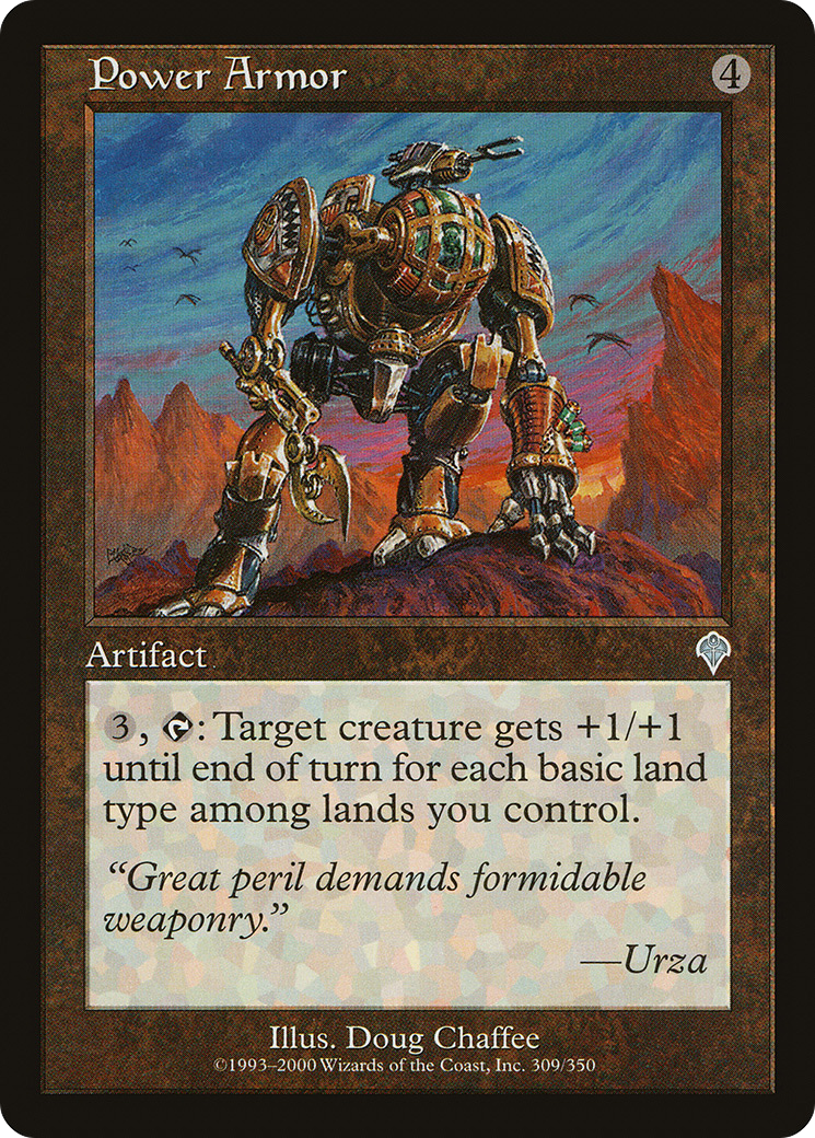 Power Armor (INV-309) [Invasion] MTG Single Wizards of the Coast