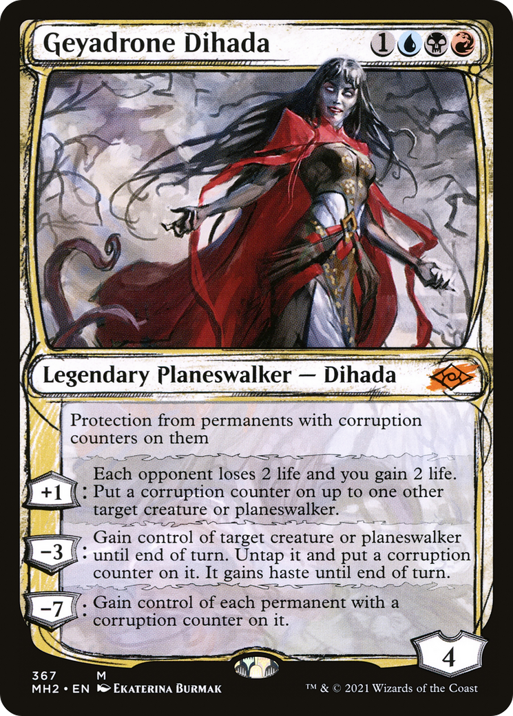 Geyadrone Dihada (MH2-367) [Modern Horizons 2] (Showcase) MTG Single Modern Horizons 2