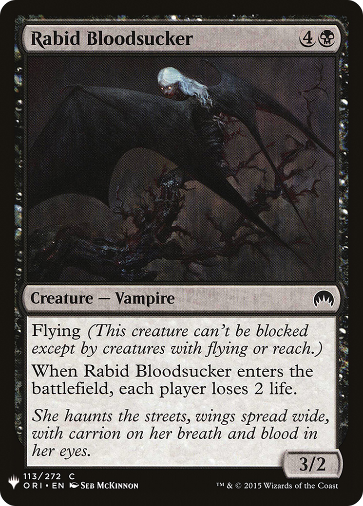 Rabid Bloodsucker (LIST-ORI-113) [Mystery Booster] The List MTG Single Wizards of the Coast