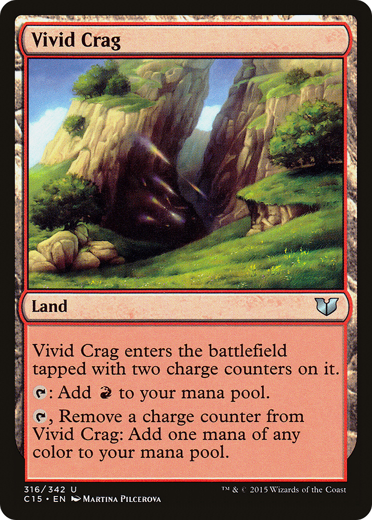 Vivid Crag (C15-316) [Commander 2015] MTG Single Wizards of the Coast