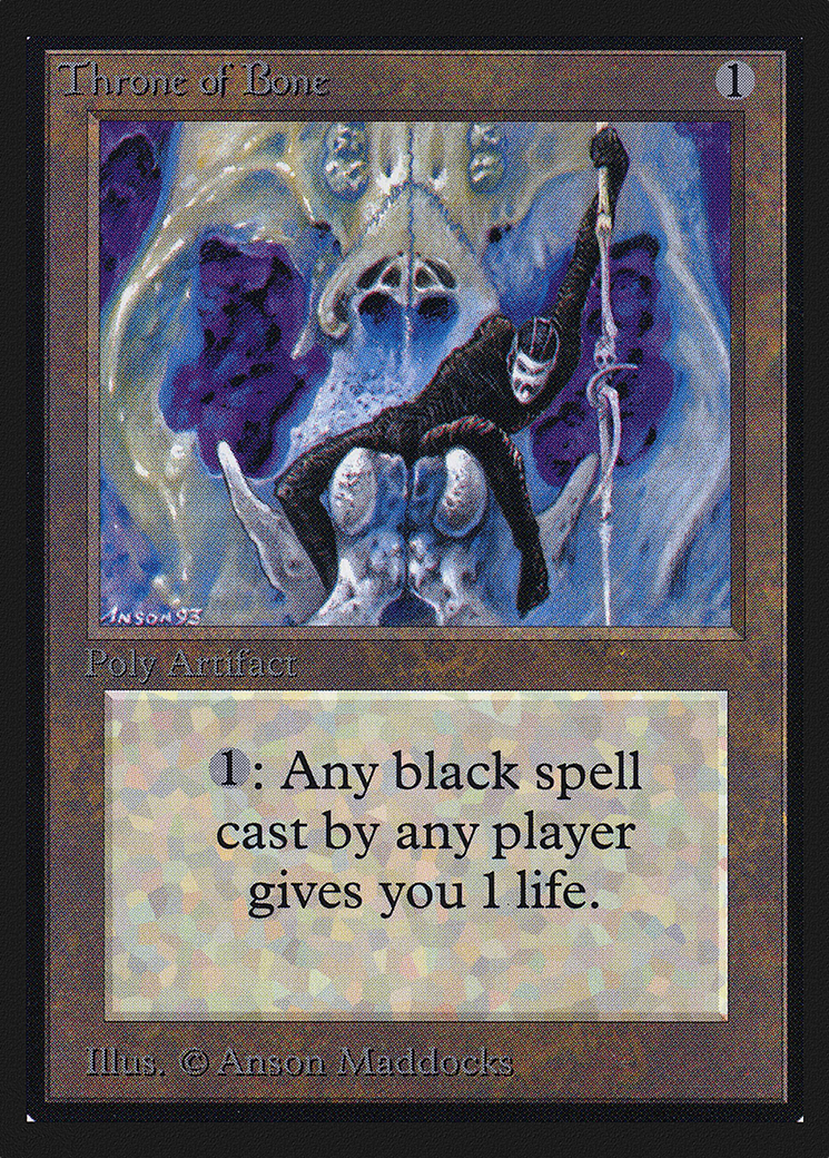 Throne of Bone (IED-274) [Intl. Collectors' Edition] MTG Single Wizards of the Coast