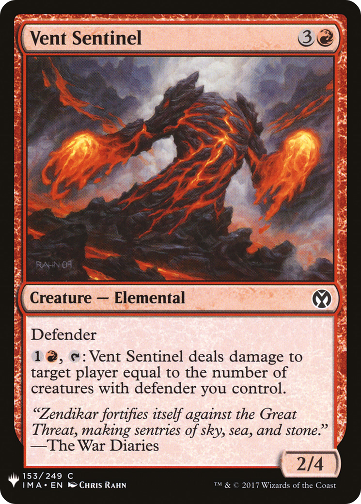 Vent Sentinel (LIST-IMA-153) [Mystery Booster] The List MTG Single Wizards of the Coast
