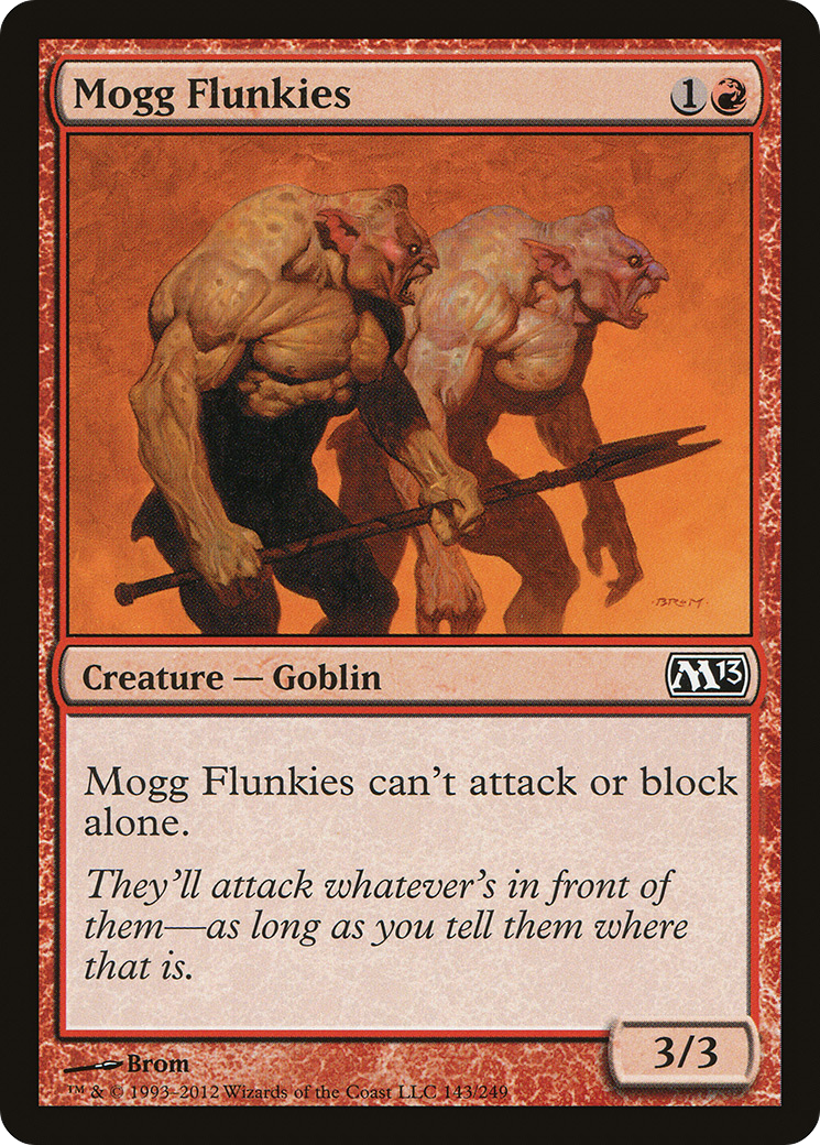 Mogg Flunkies (M13-143) [Magic 2013] Foil MTG Single Wizards of the Coast