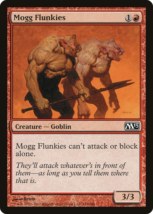 Mogg Flunkies (M13-143) [Magic 2013] Foil MTG Single Wizards of the Coast