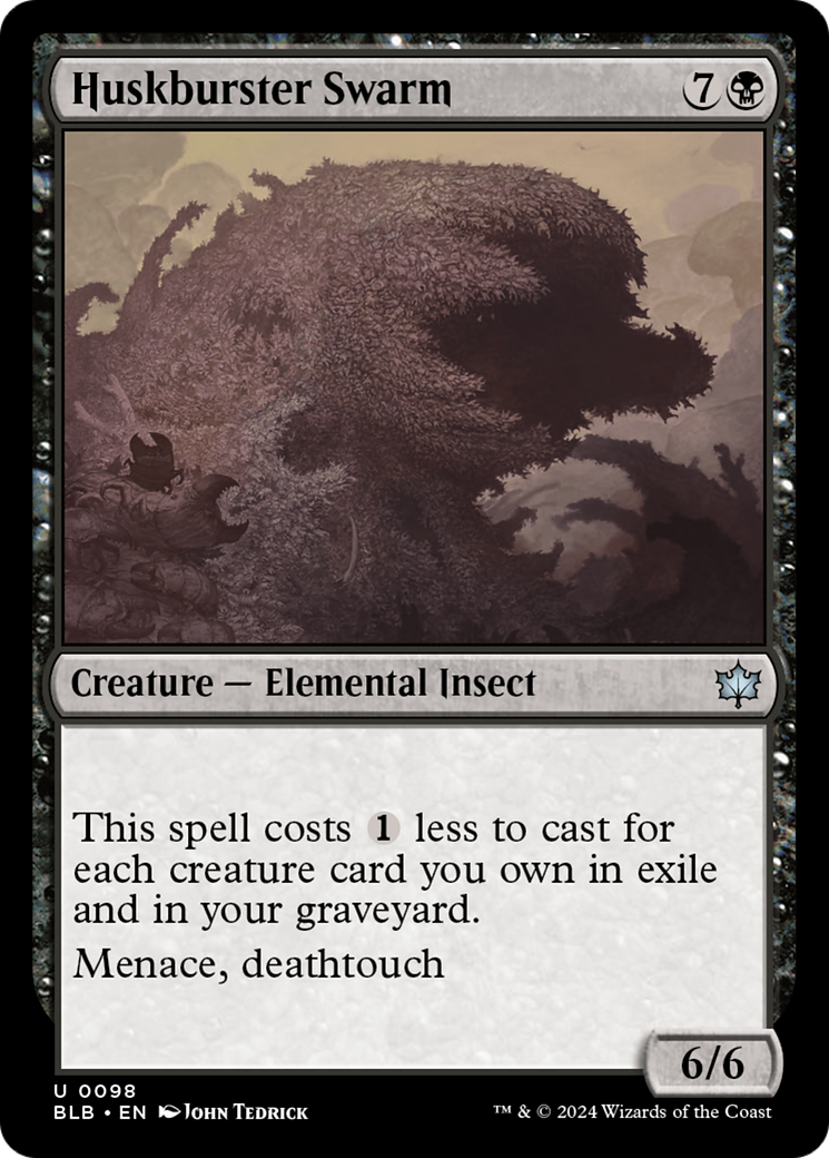 Huskburster Swarm (BLB-098) [Bloomburrow] MTG Single Wizards of the Coast