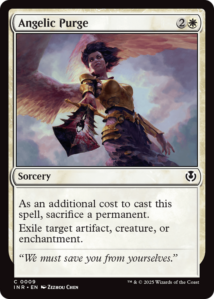Angelic Purge (INR-009) [Innistrad Remastered] Foil MTG Single Wizards of the Coast