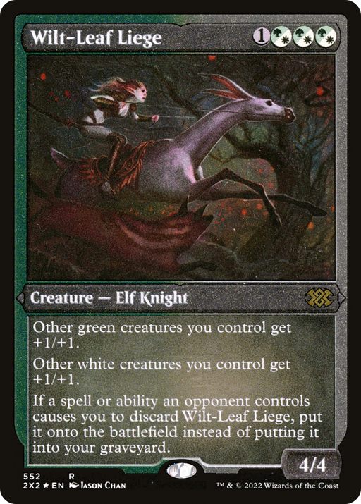 Wilt-Leaf Liege (Foil Etched) (2X2-552) [Double Masters 2022] Foil MTG Single Wizards of the Coast
