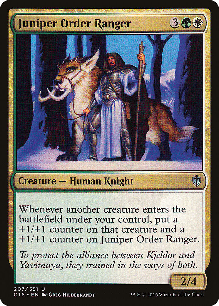 Juniper Order Ranger (C16-207) [Commander 2016] MTG Single Wizards of the Coast