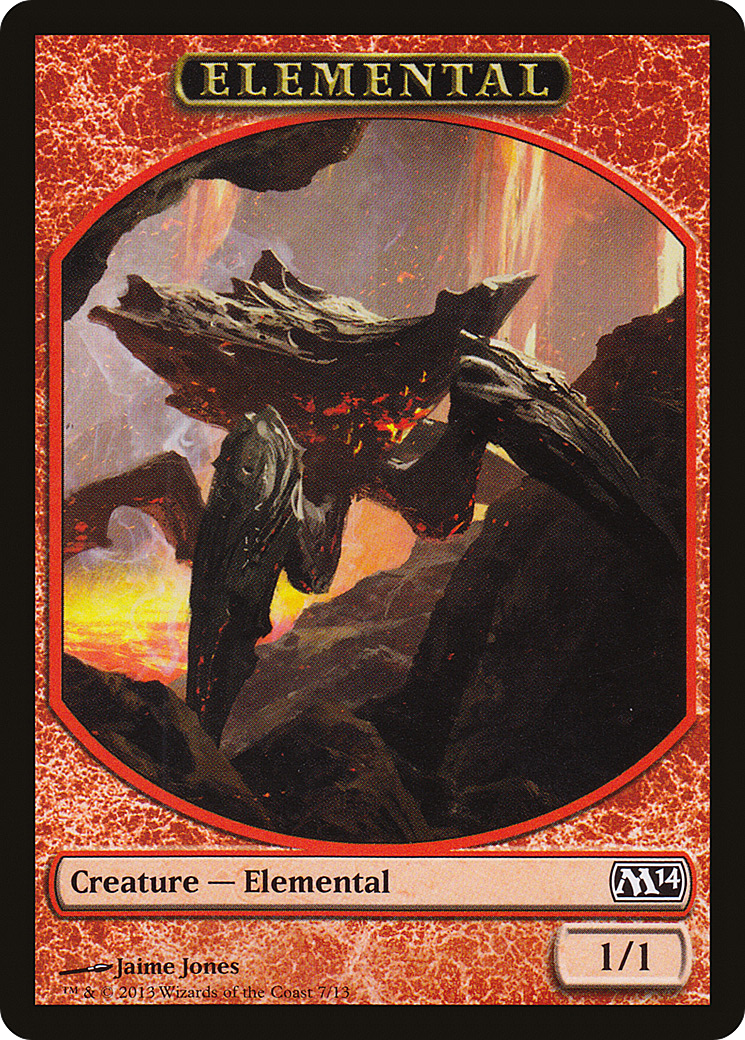 Elemental Token (7) (M14-007) [Tokens] Magic 2014 Tokens MTG Single Wizards of the Coast