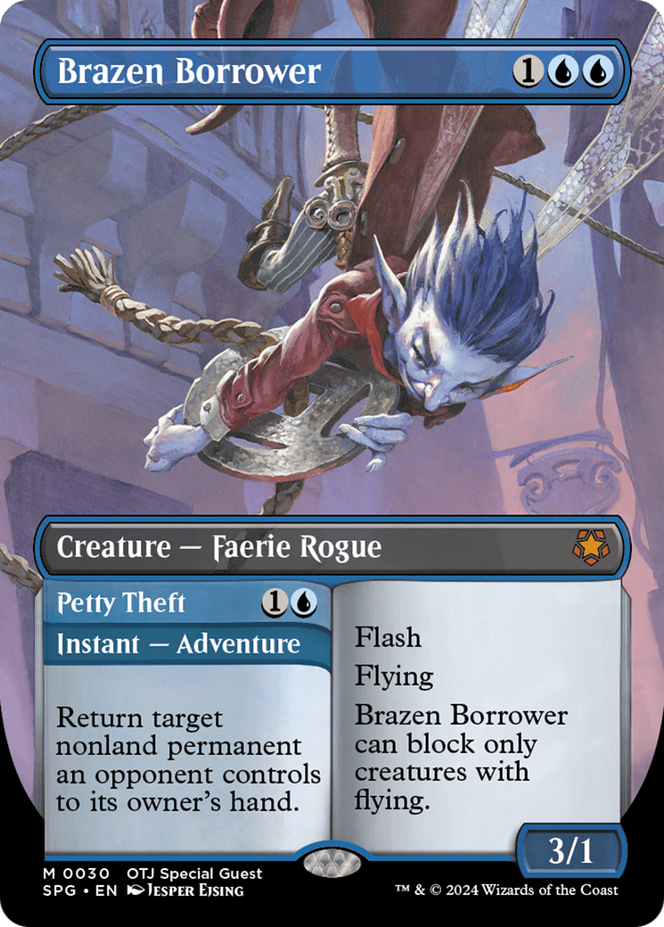 Brazen Borrower (SPG-030) [Special Guests] (Borderless) MTG Single Wizards of the Coast