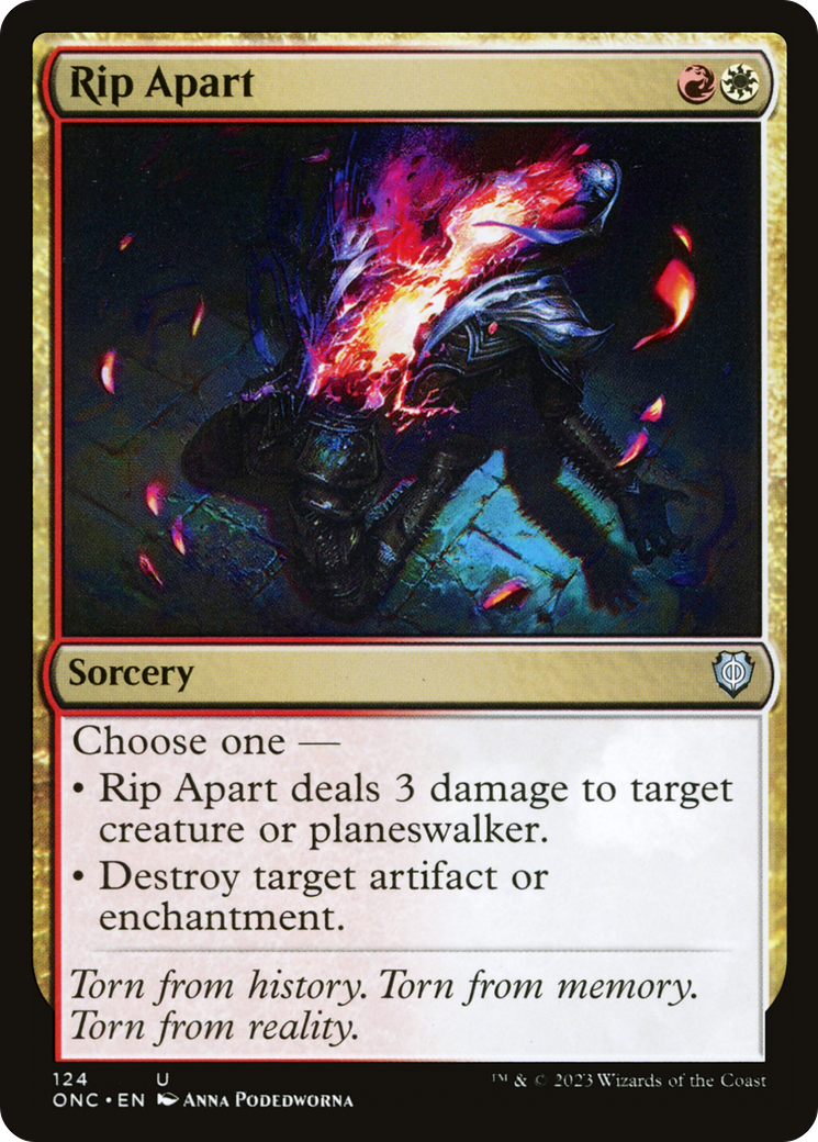 Rip Apart (ONC-124) [Phyrexia: All Will Be One Commander] MTG Single Wizards of the Coast