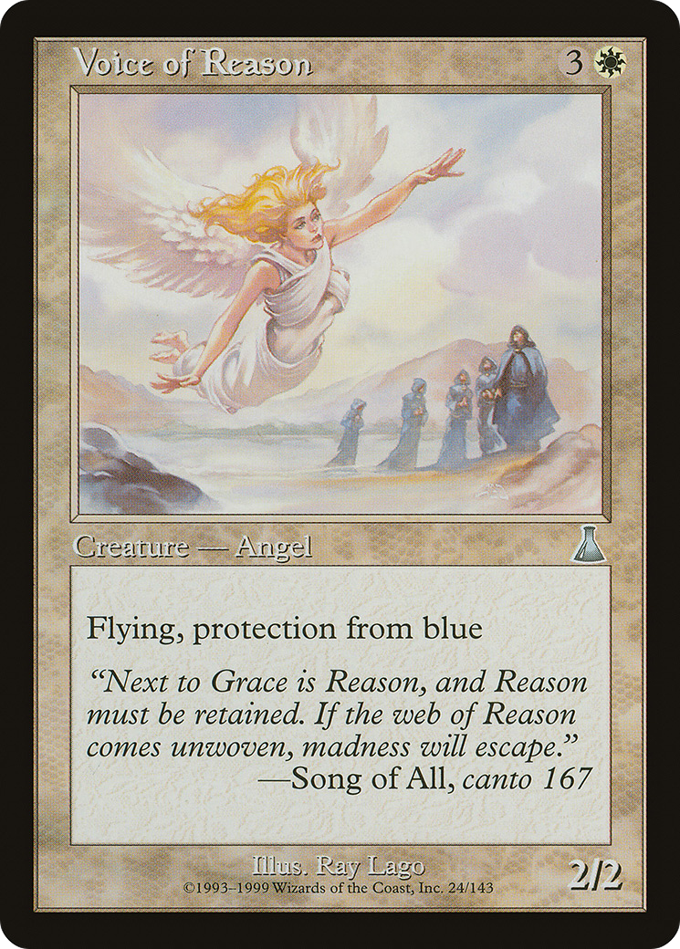 Voice of Reason (UDS-024) [Urza's Destiny] MTG Single Wizards of the Coast
