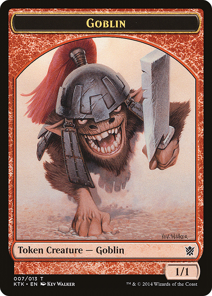 Goblin (KTK-007) [Tokens] Khans of Tarkir Tokens MTG Single Wizards of the Coast