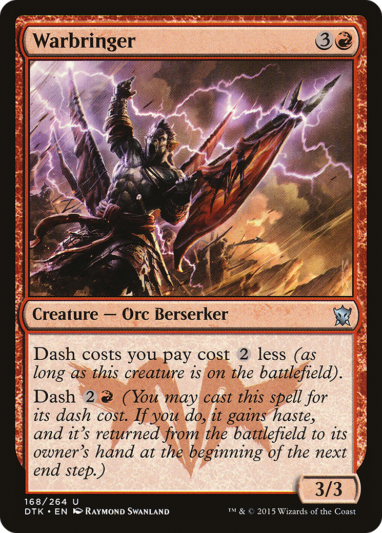 Warbringer (DTK-168) [Dragons of Tarkir] Foil MTG Single Wizards of the Coast