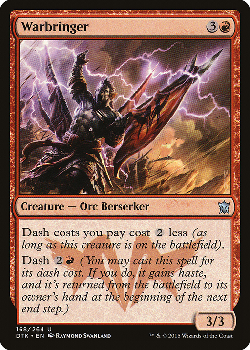 Warbringer (DTK-168) [Dragons of Tarkir] Foil MTG Single Wizards of the Coast