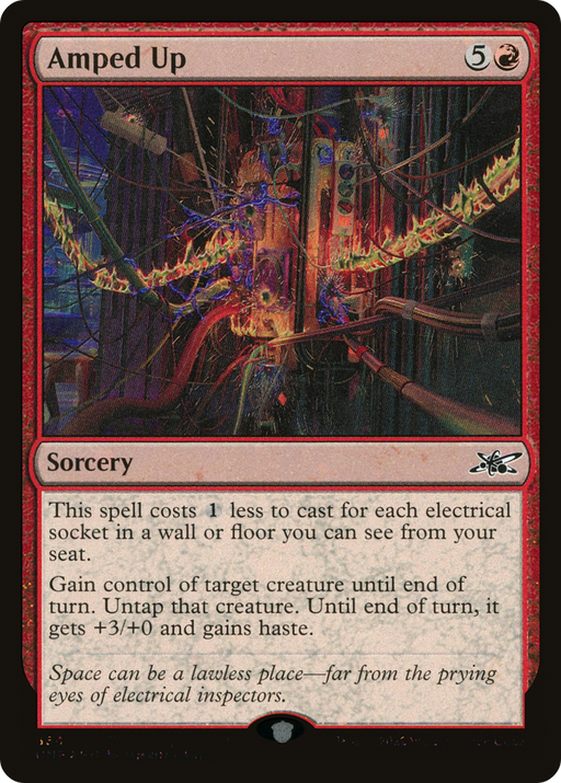 Amped Up (Galaxy Foil) (UNF-384) [Unfinity] Foil MTG Single Wizards of the Coast