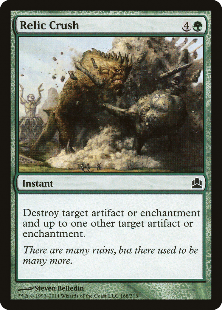 Relic Crush (CMD-168) [Commander 2011] MTG Single Wizards of the Coast