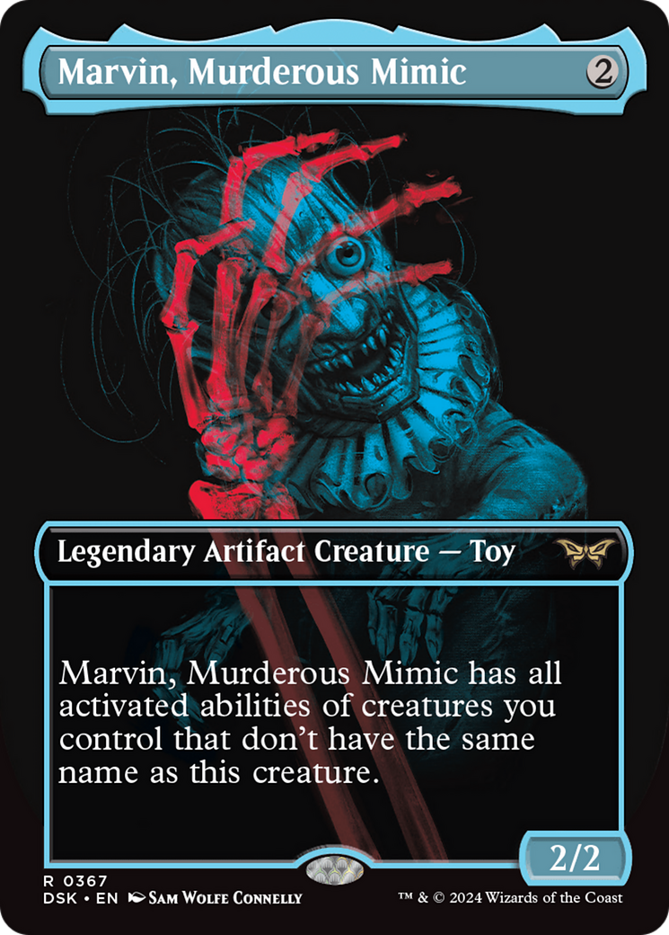 Marvin, Murderous Mimic (DSK-367) [Duskmourn: House of Horror] (Borderless) Foil MTG Single Wizards of the Coast