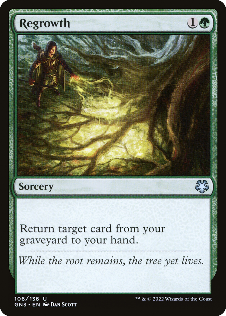 Regrowth (GN3-106) [Misc] Game Night: Free-for-All MTG Single Wizards of the Coast
