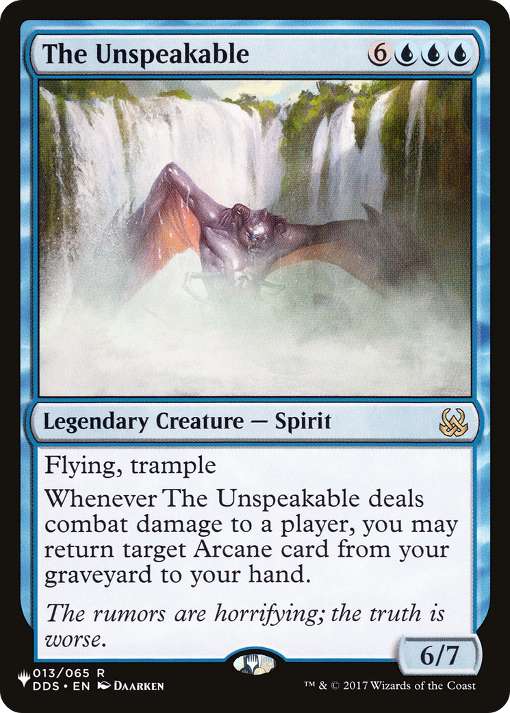 The Unspeakable (LIST-DDS-13) [Mystery Booster] The List MTG Single Wizards of the Coast