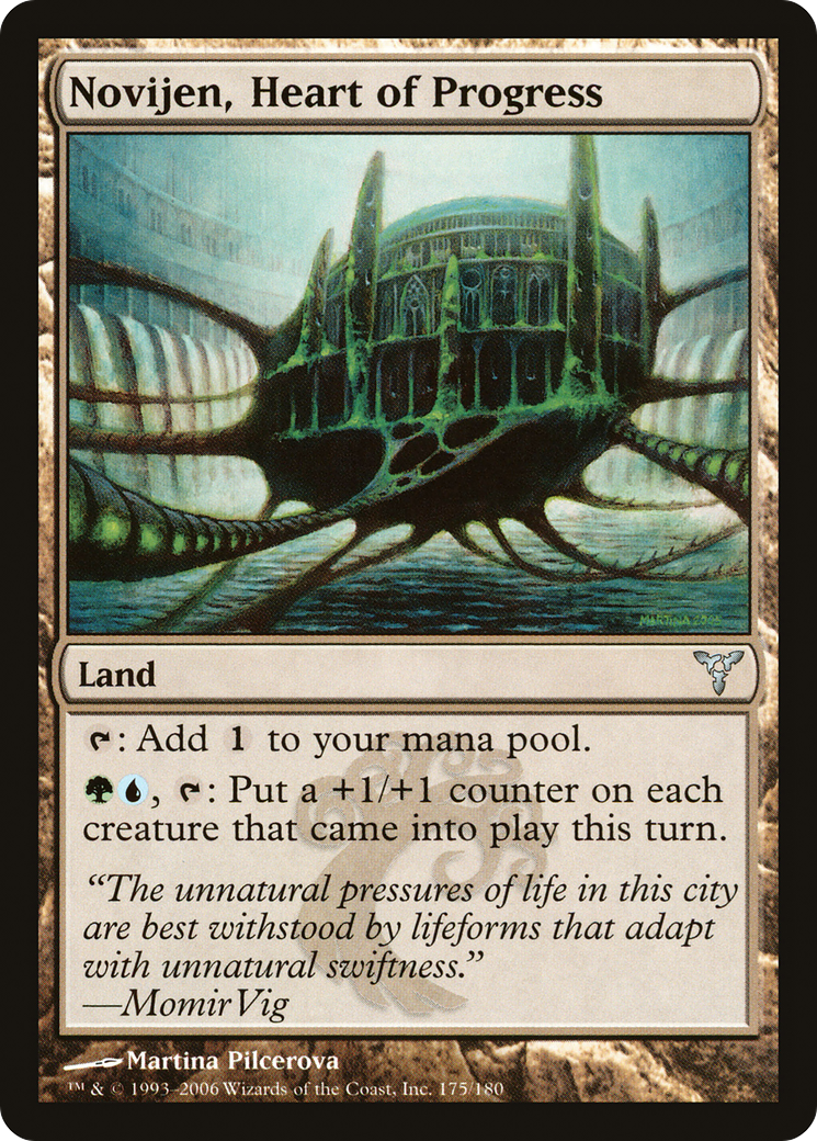 Novijen, Heart of Progress (DIS-175) [Dissension] MTG Single Wizards of the Coast