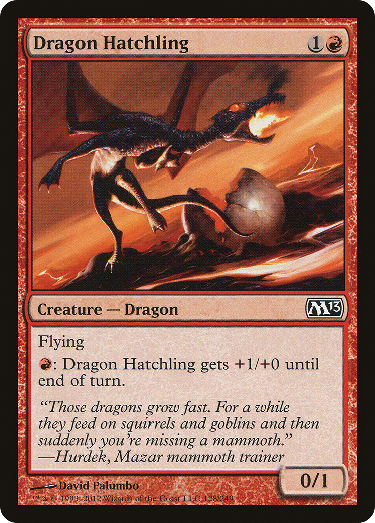 Dragon Hatchling (M13-128) [Magic 2013] MTG Single Wizards of the Coast