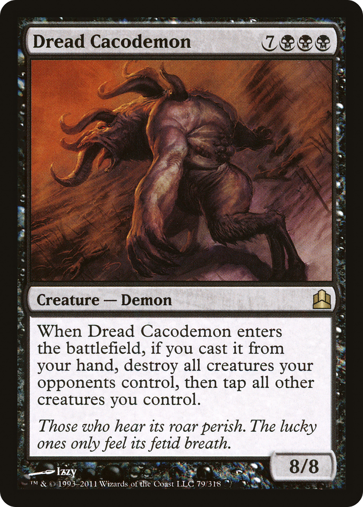 Dread Cacodemon (CMD-079) [Commander 2011] MTG Single Wizards of the Coast