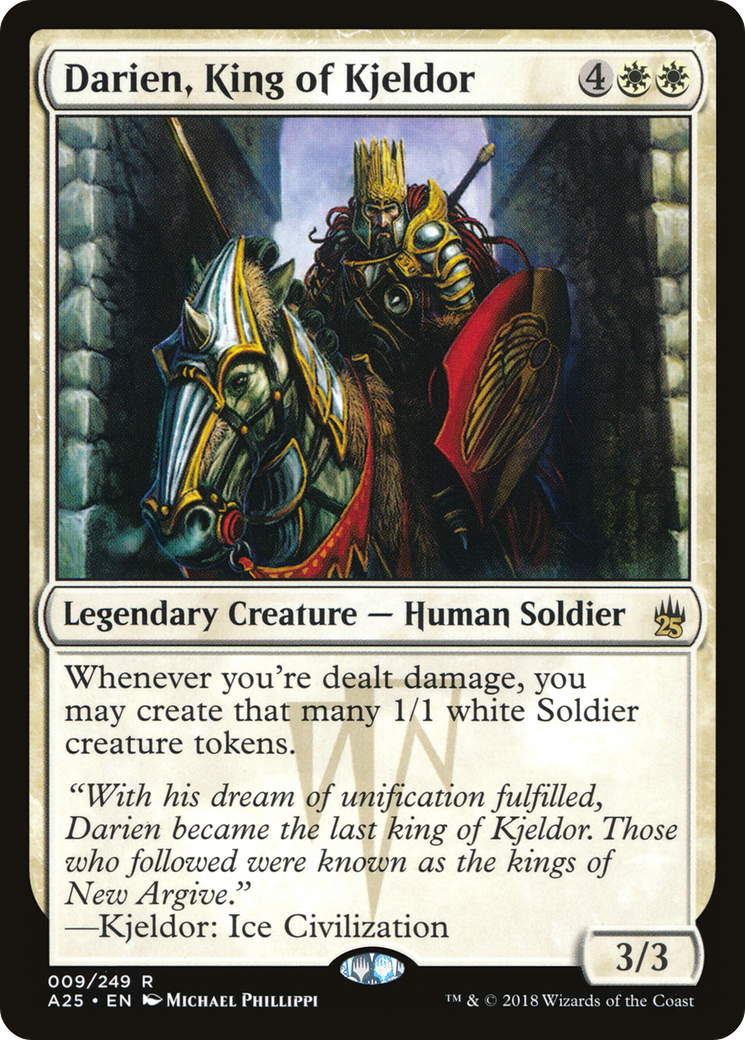 Darien, King of Kjeldor (A25-009) [Masters 25] Foil MTG Single Wizards of the Coast