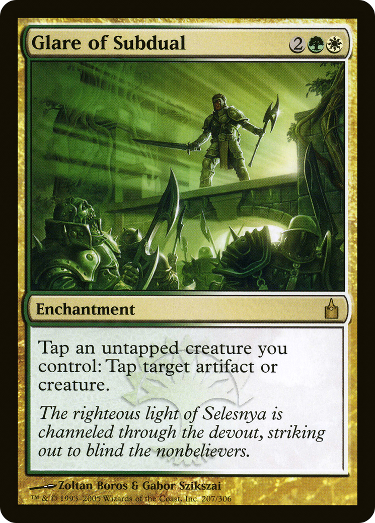 Glare of Subdual (RAV-207) [Ravnica: City of Guilds] MTG Single Wizards of the Coast