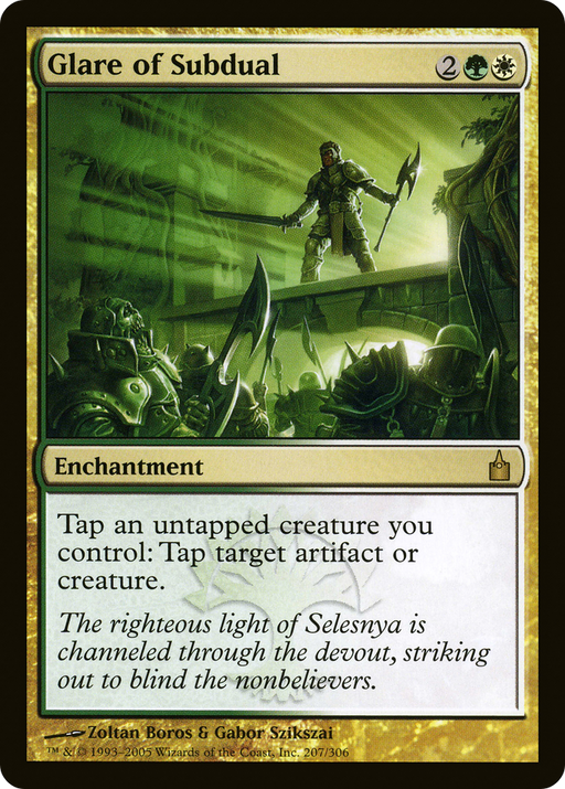 Glare of Subdual (RAV-207) [Ravnica: City of Guilds] MTG Single Wizards of the Coast